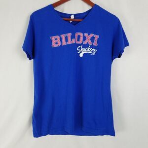 Biloxi Shuckers Blue Short Sleeve Tee